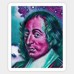 Blaise Pascal Portrait | Blaise Pascal Artwork 6 Sticker